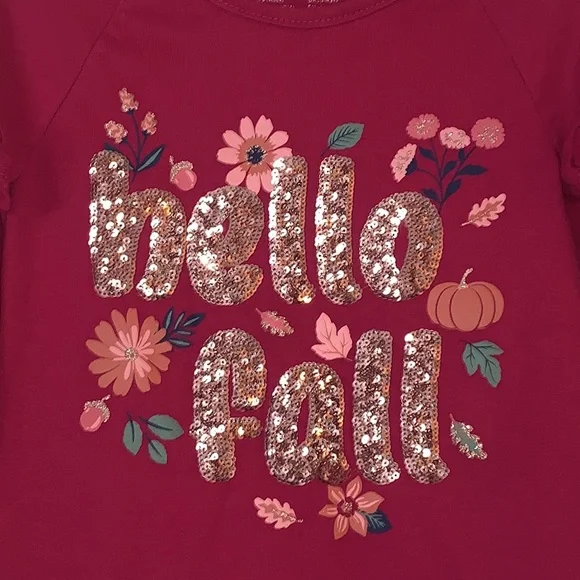 Cynthia Rowley Magenta “Hello Fall” 4 Sequin Top EUC - Picture 3 of 11